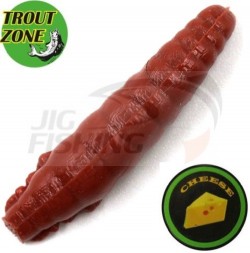Мягкие приманки Trout Zone Paddle 1.6&quot; #Red Brown Cheese