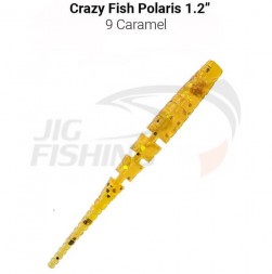 Мягкие приманки Crazy Fish Polaris 1.2&quot; 09 Caramel