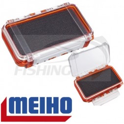 Коробка рыболовная водонепроницаемая Meiho/Versus Bousui Case WG2 Clear Orange 175х105х43mm