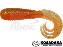Мягкие приманки Kosadaka Triple Tail 90mm #ORG
