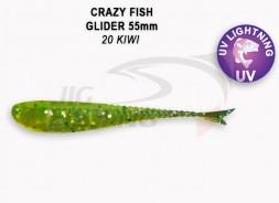 Мягкие приманки Crazy Fish Glider 2.2&quot; 20 Kiwi