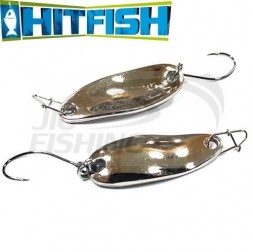 Колеблющаяся блесна HitFish Lite Series Tinplate 3.5gr #Silver