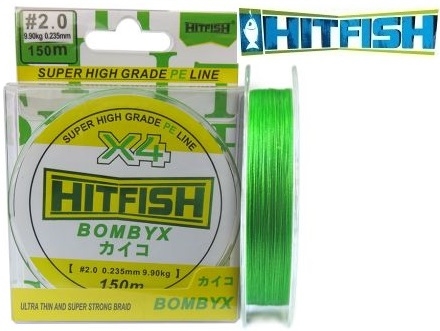 HitFish Bombyx X4 PE 150m Light Green