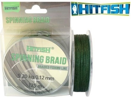 HitFish Spinning Braid X4 PE 150m Dark Green