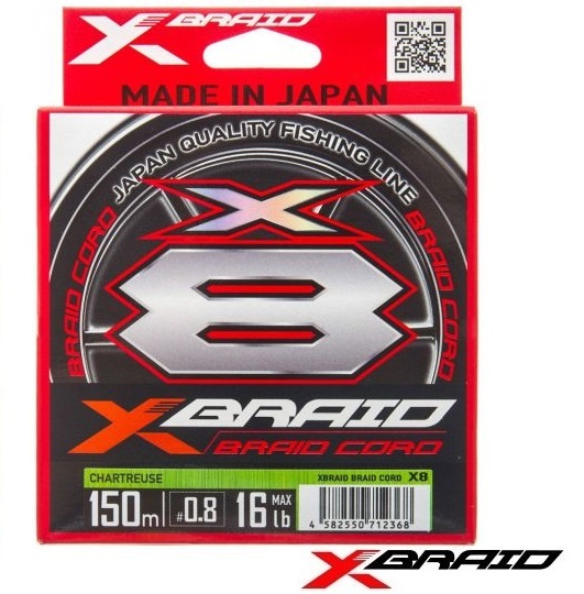 X Braid Cord X8 300m Chartreuse