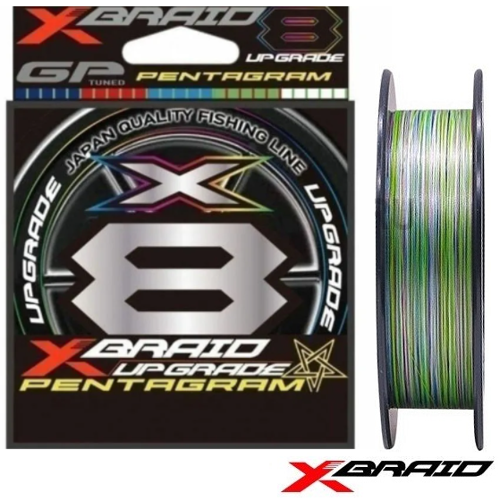 X-Braid Upgrade PE X8 Pentagram 200m Multicolor