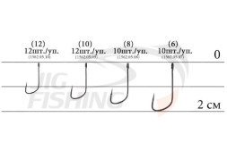 Крючок одинарный Decoy Finesse Single 32 #12