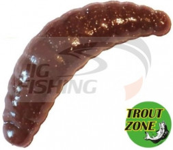 Форелевые приманки Trout Zone Maggot Floating 1.6&quot; #Chocolate Cheese