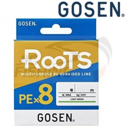 Шнур Gosen  Roots PEx8 Light Green 150m #2 0.235mm 15.9kg