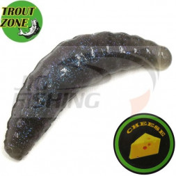 Форелевые приманки Trout Zone Maggot Floating 1.6&quot; #Grey Glitter Cheese