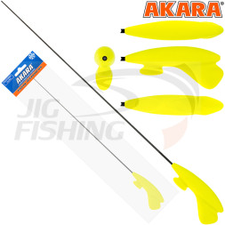 Удочка зимняя Akara Lucky Punch M377 3-15гр Yellow