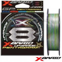 Шнур X-Braid Upgrade PE X8 Pentagram 200m Multicolor #0.4 0.104mm 4.5kg