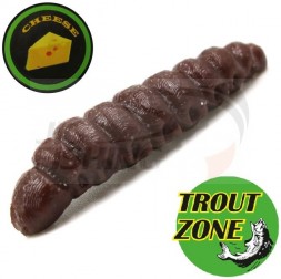Мягкие приманки Trout Zone Dragonfly Larva 1.2&quot; #Chocolate Cheese
