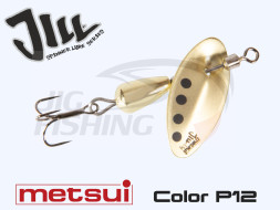 Блесна вращающаяся Metsui Jill 3.5gr #P12