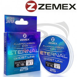 Флюорокарбон Zemex Eternal 100% Fluorocarbon 25m 0.16mm 2.1kg