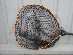 Подсачек с силиконовой сеткой Snapper Net 170cm 46x42см для форели