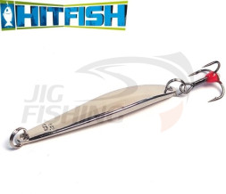 Зимняя блесна HitFish Winter Spoon 7004 60mm #01 Silver