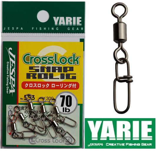 Yarie No.553 Cross Lock Snap Rolling