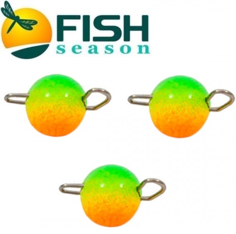 Груз разборная чебурашка Fish Season Raimbow вольфрам