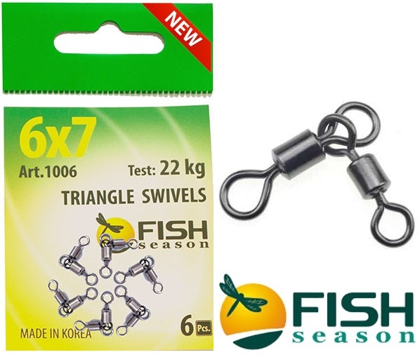 Fish Season 1006 Triangle Swivels