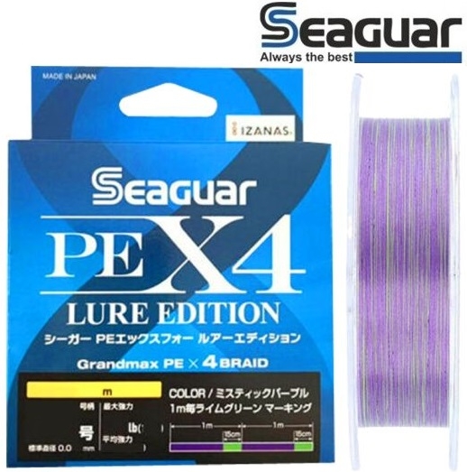 Seaguar PE X4 Lure Edition 150m Multicolor