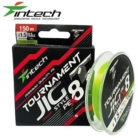 Intech Tournament Jig Style PE X8 Lime Green 150m