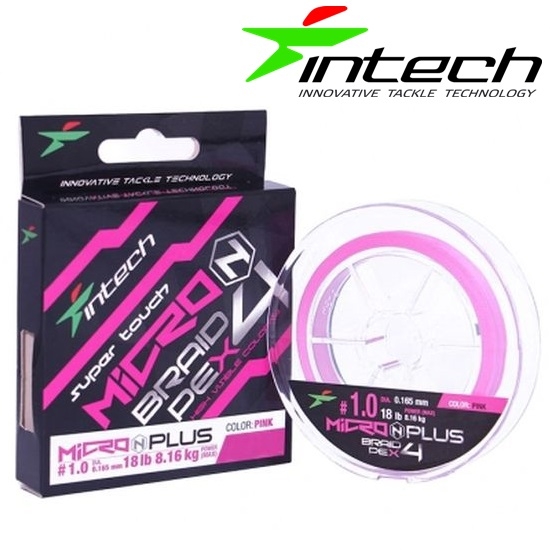 Intech MicroN Plus PE X4 100m Pink