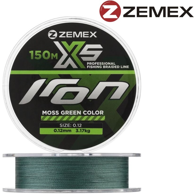 Zemex Iron PE X5 150m Moss Green