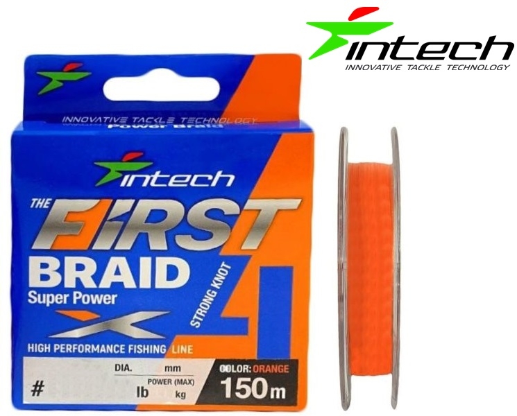 Intech First Braid X4 150m Orange