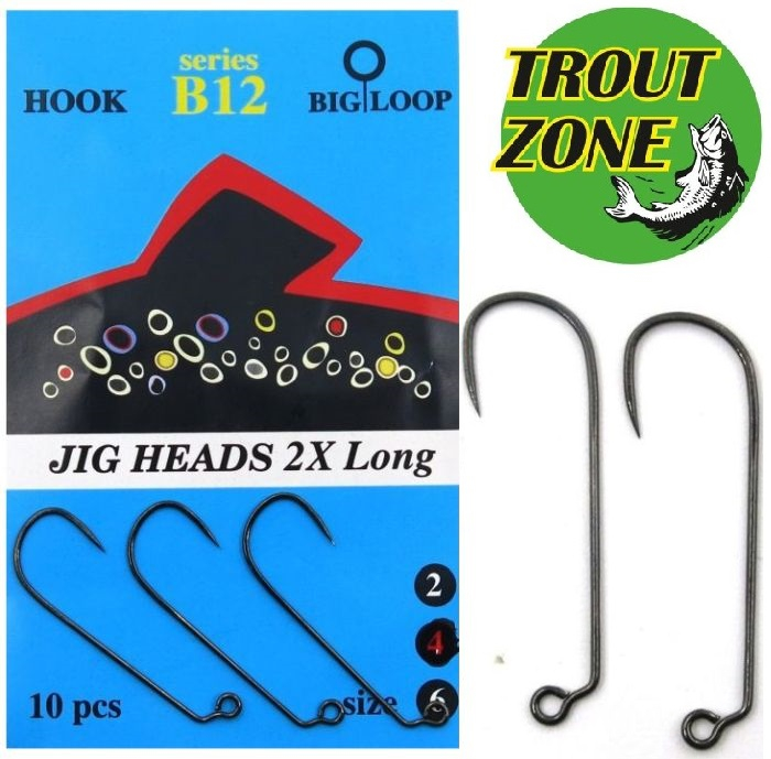 Trout Zone JIg Hook B12 2X Long