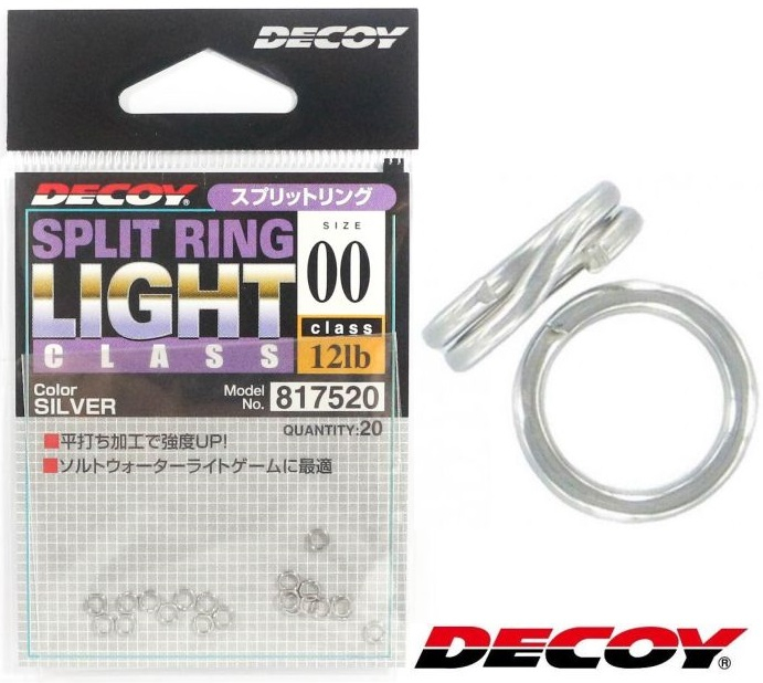 Decoy R-4 Split Ring Light Class Silver