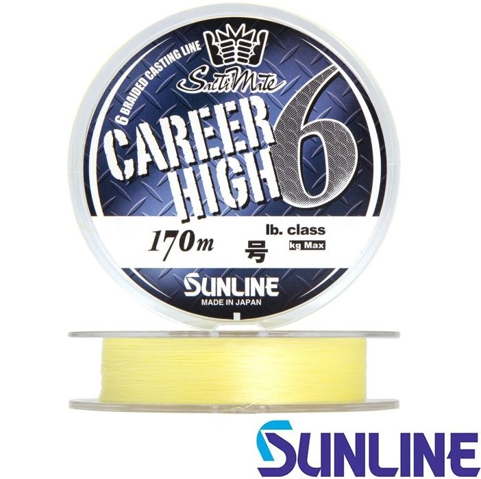 Sunline SM Career High PE X6 170m Yellow