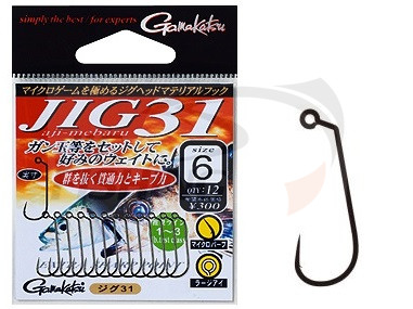 Крючки Gamakatsu Jig 31 Jig Hook #3