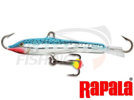 Балансир Rapala Minnow Jigging Rap  70mm 14gr #WH7-MB  с глазком на тройнике