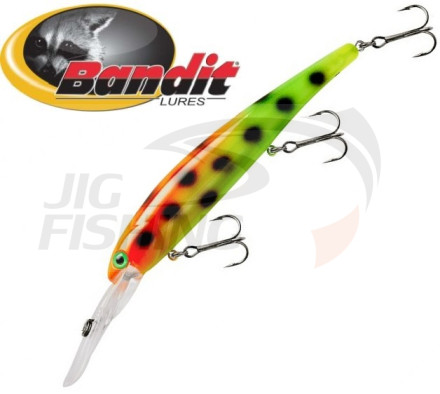 Воблер Bandit Deep Walleye Generator 120F #G05 Haleys Chameleon