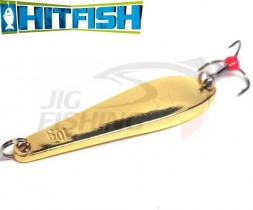 Зимняя блесна HitFish Winter Spoon 7007 50mm #03 Gold