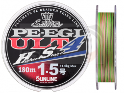 Шнур плетеный Sunline SM PE Egi ULT HS4 180m #0.6 0.128mm 4.5kg