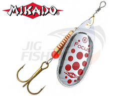 Вращающаяся блесна Mikado Focus 2 #Silver/10