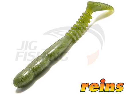 Мягкие приманки Reins Fat Rock Vibe Shad 5&quot; #001 Watermelon Seed