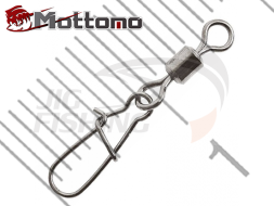 Застежка с вертлюгом Mottomo Rolling Swivel &amp; Nice Snap MS204 #12 9kg