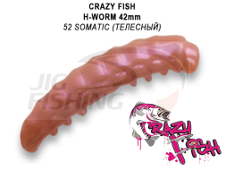 Мягкие приманки Crazy Fish MF H-Worm 1.65&quot; #52 Somatic (Squid+Shrimp)
