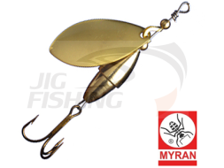 Вращающаяся блесна Myran Akka 3gr #Guld