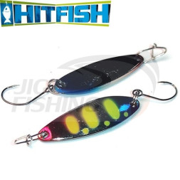 Колеблющаяся блесна HitFish Lite Series CU03 3.7gr #RWB