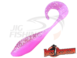 Мягкие приманки Bass Assassin Curly Shad 2&quot; #CSA35374 Pink Diamond