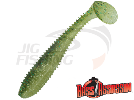 Мягкие приманки Bass Assassin Litl Boss 3.5&quot; #BSA16423 Silver Flash Minnow