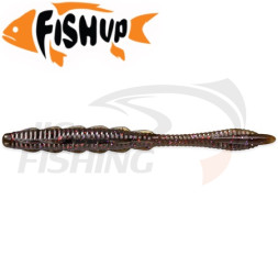 Мягкие приманки FishUp Scaly Fat 4.3&quot; #050 Green Pumpkin Brown Red &amp; Purple