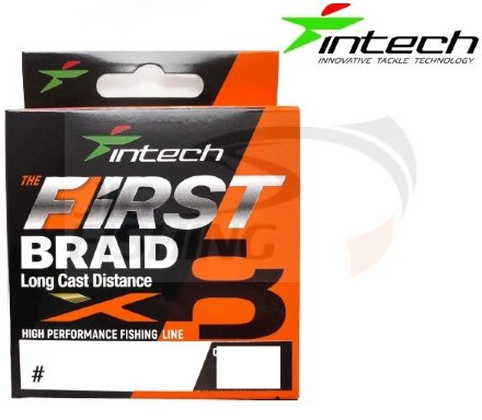 Шнур Intech First Braid X8 150m Orange #0.6 0.128mm 5.45kg