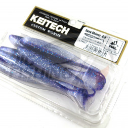 Мягкие приманки Keitech Easy Shiner 4.5&quot; #LT45 Purple Ice Shad