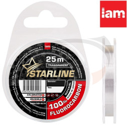 Флюорокарбон Iam Starline 100% Fluorocarbon 25m 0.26mm 4.2kg