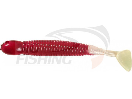 Мягкие приманки B Fish &amp; Tackle PaddleTail 3.25&quot; #401 Purple White Tail